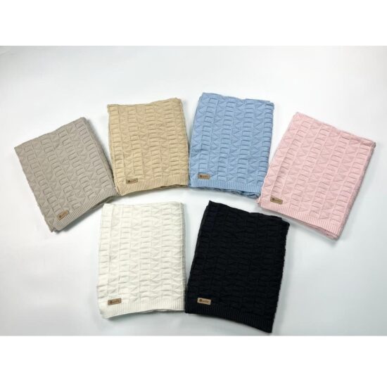 Paturica tricotata bebelusi din Bumbac 100%