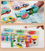 Placa activitati Pescuit magnetic-Incuietori Busy Board