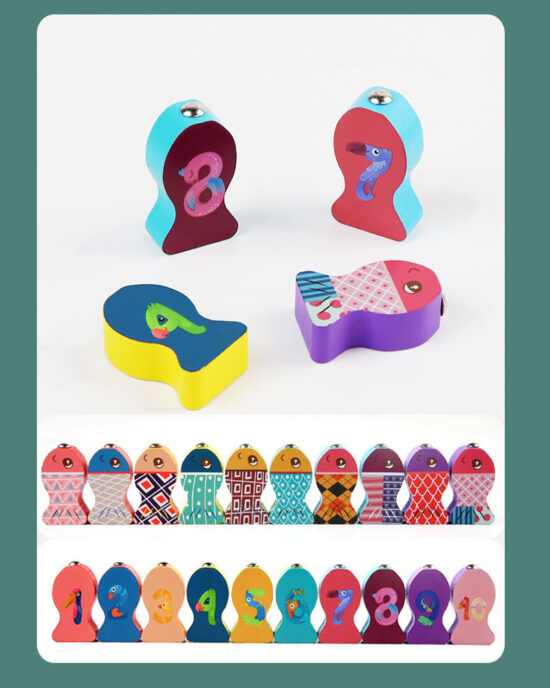 Placa activitati Pescuit magnetic-Incuietori Busy Board