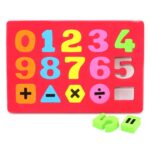 Puzzle spuma Eva Cifre 0-9 Operatii Joc educativ