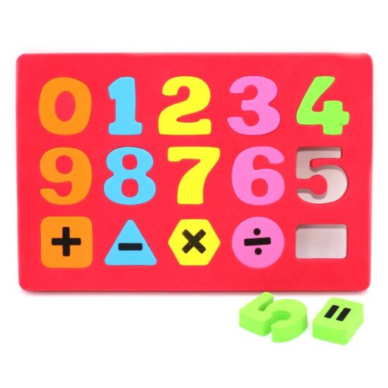 Puzzle spuma Eva Cifre 0-9 Operatii Joc educativ