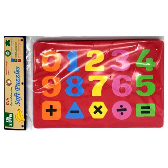 Puzzle spuma Eva Cifre 0-9 Operatii Joc educativ