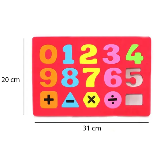 Puzzle spuma Eva Cifre 0-9 Operatii Joc educativ