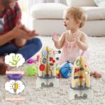 Racheta Montessori Joc motric cu Labirint Busy Board