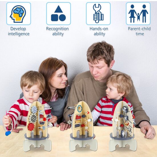 Racheta-Montessori-Joc-motric-cu-Labirint-Busy-Board