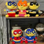 Set 5 plusuri Ursuletii Superman din desene Avengers