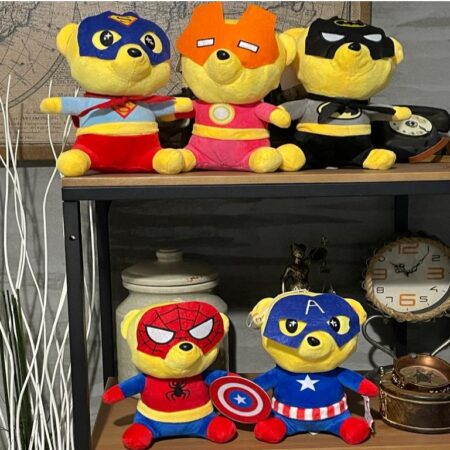 Set 5 plusuri Ursuletii Superman din desene Avengers