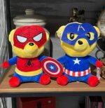 Set 5 plusuri Ursuletii Superman din desene Avengers