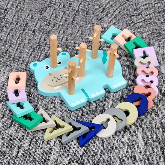 Sortator-5-forme-geometrice-Hipopotamul-cu-5-coloane