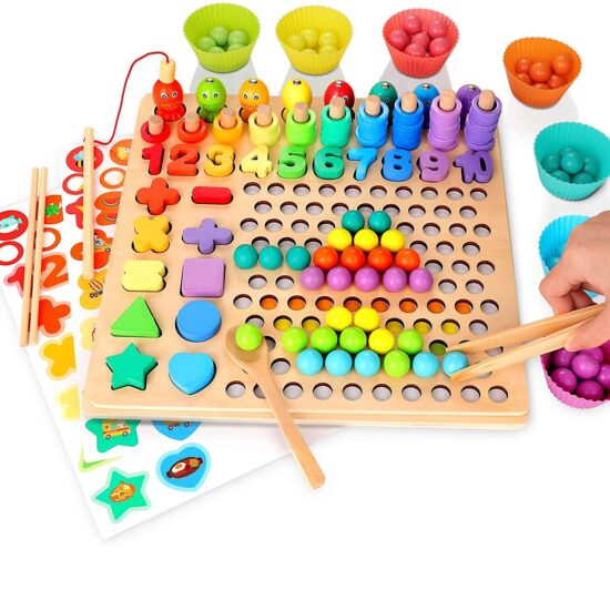 Tabla logaritmica 5in1 Pescuit Mozaic Joc matematic