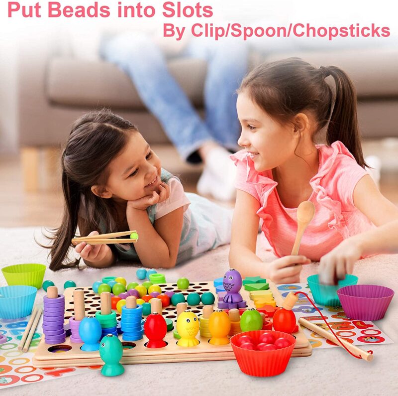 Tabla logaritmica 5in1 Pescuit Mozaic Joc matematic