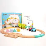 Trenulet lemn Circuit masini Labirint motricitate Forme