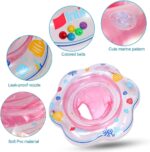 Colac cu chilotel de inotat Roz pentru bebelusi tip Scaunel