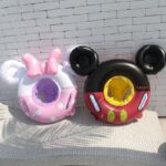 Colac cu chilotel de inotat bebelusi Minnie-Mickey Mouse