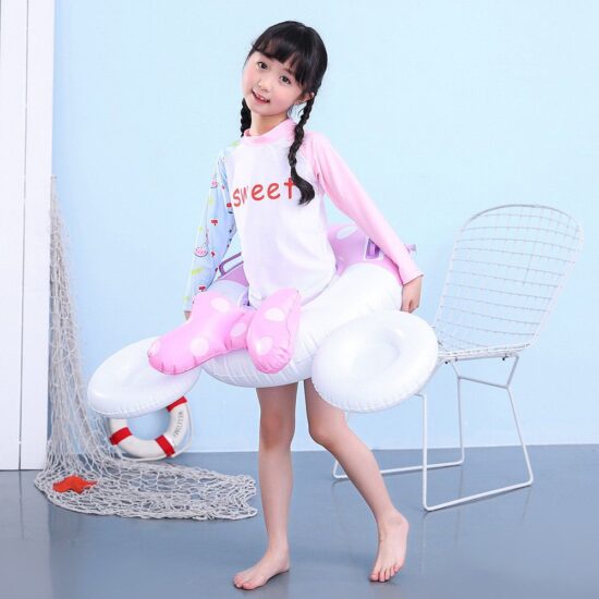 Colac cu chilotel de inotat bebelusi Minnie-Mickey Mouse