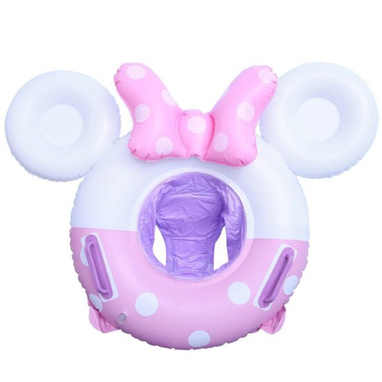 Colac cu chilotel de inotat bebelusi Minnie-Mickey Mouse