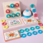 Joc asociere Potriveste culorile Sortare inele Stem