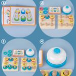 Joc asociere Potriveste culorile Sortare inele Stem