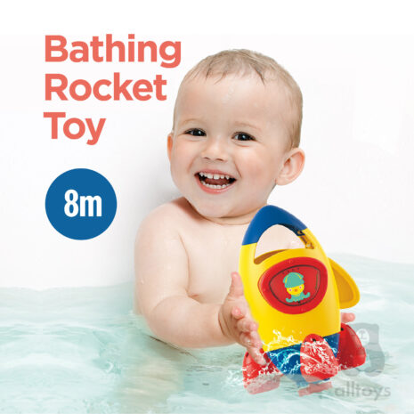 Jucarie de baie Racheta pulverizator Stropeste cu apa