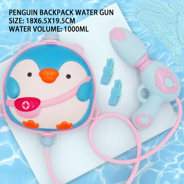 Pistol apa Ghiozdan Pinguin rezervor Rucsac copii