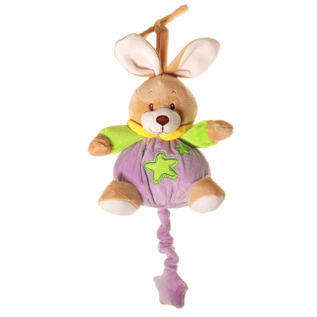Zornaitoare muzicala Jucarii bebe dentitie Iepuras