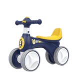 Bicicleta copii fara Pedale cu Muzica si Baloane 4 Roti