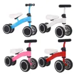 Bicicleta de echilibru cu 4 roti pentru copii 1-3 ani