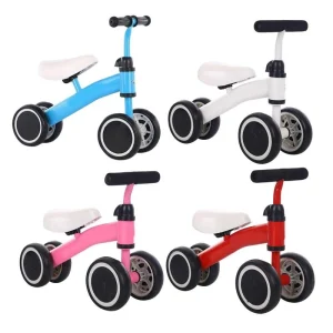 Bicicleta de echilibru cu 4 roti pentru copii 1-3 ani