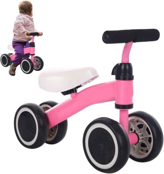 Bicicleta de echilibru cu 4 roti pentru copii 1-3 ani