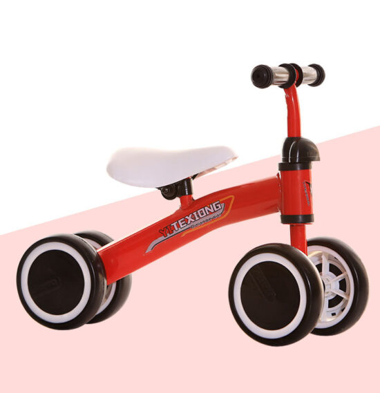 Bicicleta de echilibru cu 4 roti pentru copii 1-3 ani
