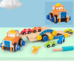 Camion Transportor Demontabil Din Lemn Acool Toy
