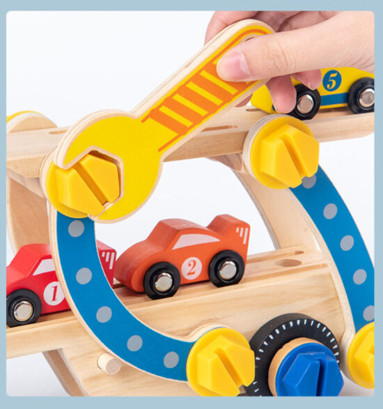 Camion Transportor Demontabil Din Lemn Acool Toy