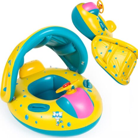 Colac Chilotel cu Parasolar Barcuta cu volan copii