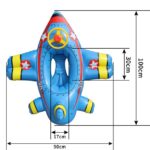 Colac de Inot Gonflabil pentru bebe Barcuta Avion