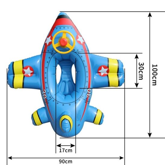 Colac de Inot Gonflabil pentru bebe Barcuta Avion