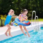 Barcuta gonflabila copii cu suport Avion