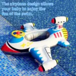 Barcuta gonflabila copii cu suport Avion