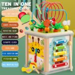 Cub Montessori 10in1 Activitati Pescuit Xilofon Sortare Joc logic