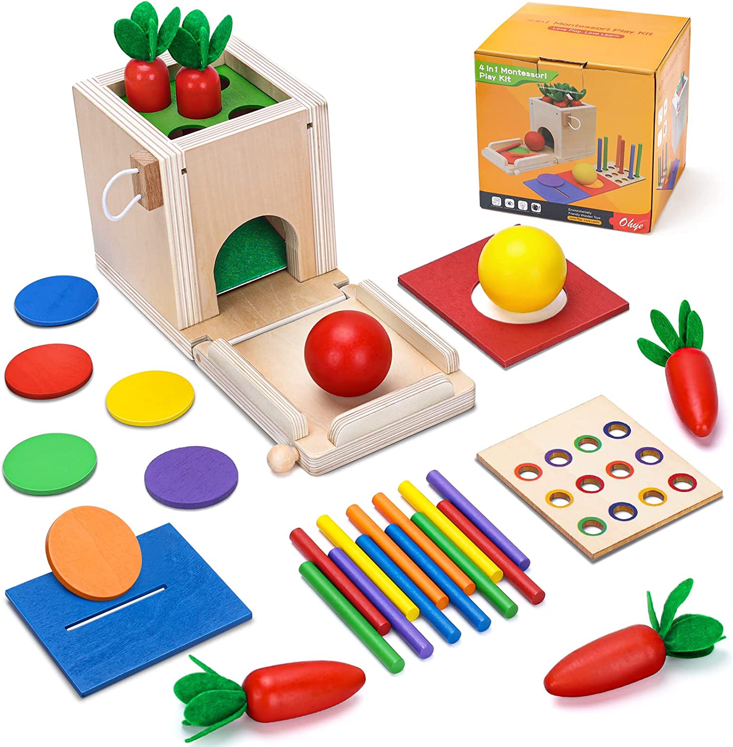 Cutia Permanentei Joc Montessori Numarare cu Slot
