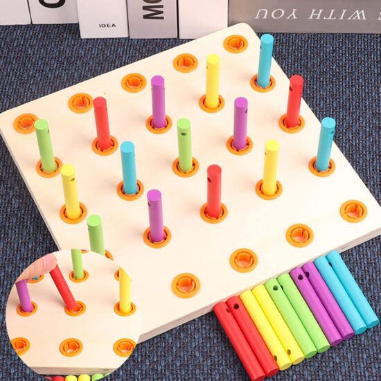 Joc Montessorii Educativ Coordornare si invatam sa legam sireturile