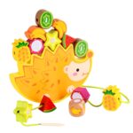 Joc lemn echilibru Ariciul cu fructe de snuruit Stivuire