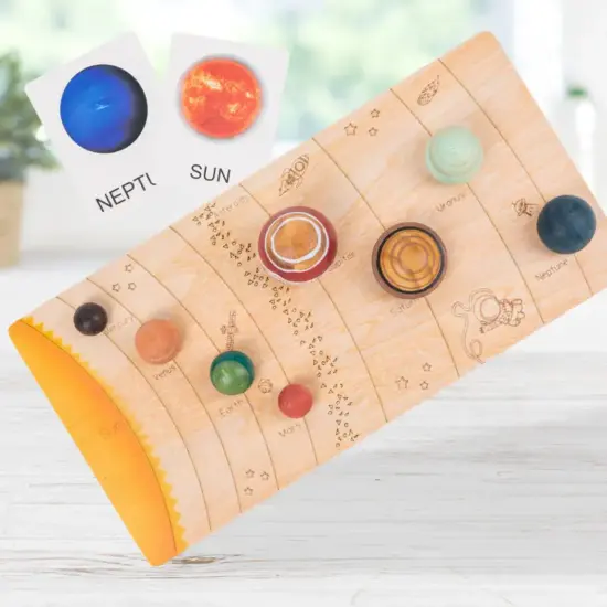 Joc potrivire Planete Puzzle Montessori Sistemul solar