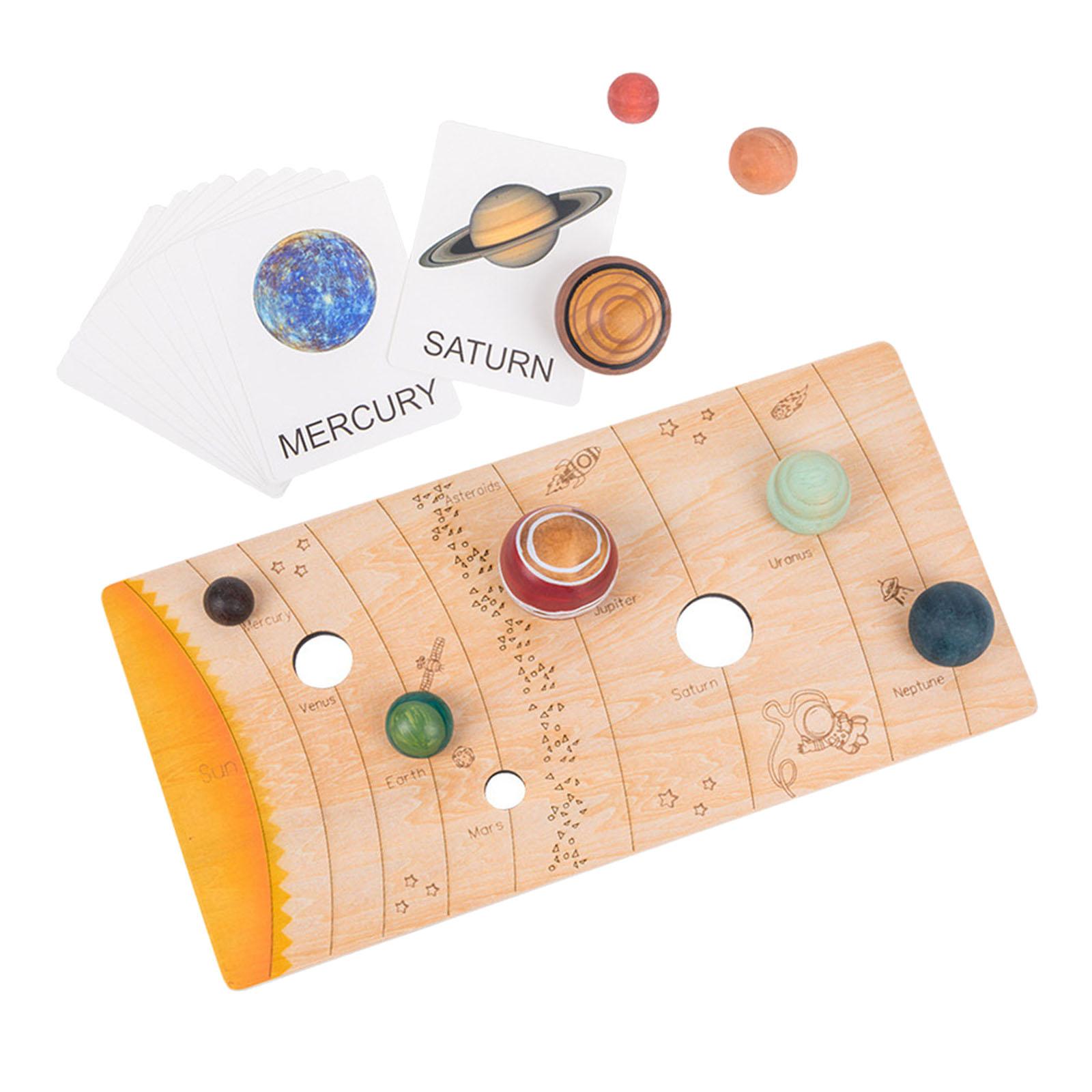 Joc potrivire Planete Puzzle Montessori Sistemul solar