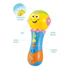 Jucarie Microfon cu Lumini si Sunete pentru Karaoke