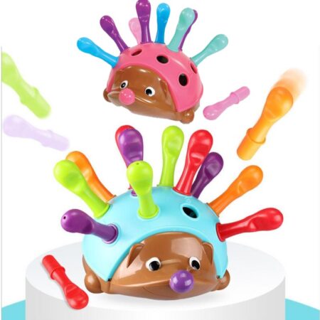 Jucarie Motricitate Senzoriala bebe Ariciul colorat cu tepi