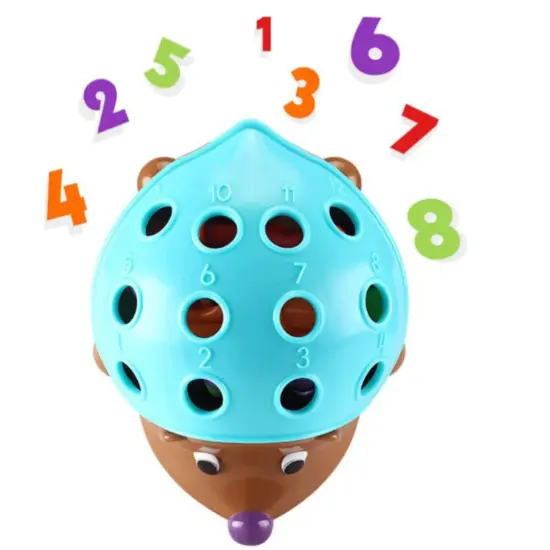 Jucarie Motricitate Senzoriala bebe Ariciul colorat cu tepi