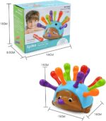 Jucarie Motricitate Senzoriala bebe Ariciul colorat cu tepi