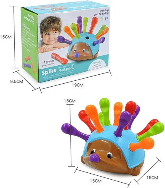 Jucarie Motricitate Senzoriala bebe Ariciul colorat cu tepi