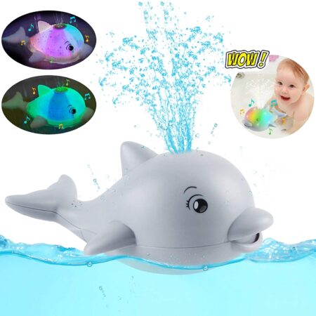 Jucarie de baie Delfinul stropeste are Muzica si lumina