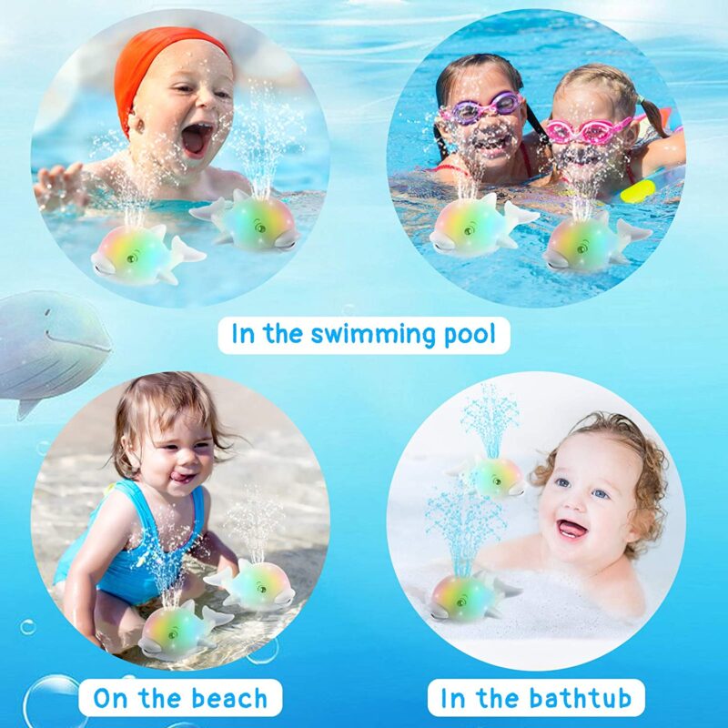 Jucarie de baie Delfinul stropeste are Muzica si lumina